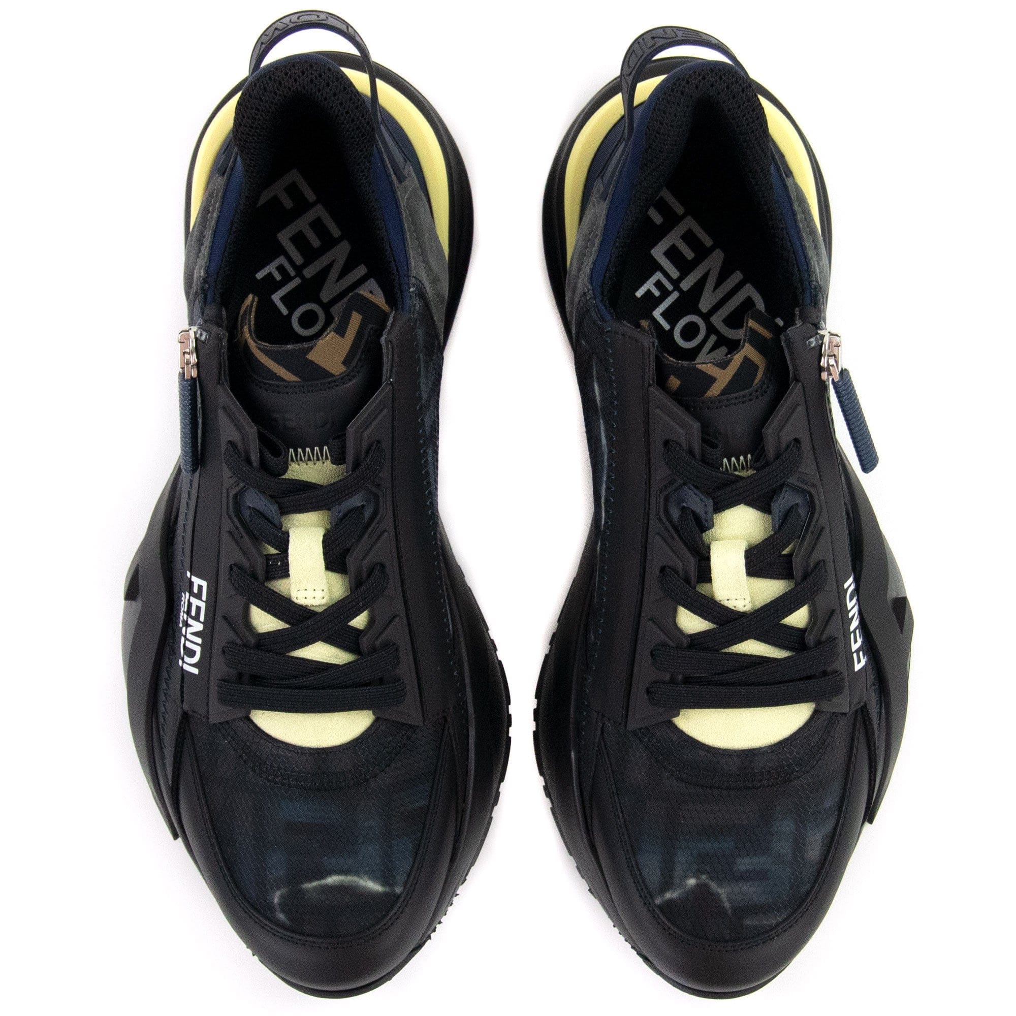 Fendi Flow Nylon Sneakers Black/Blue