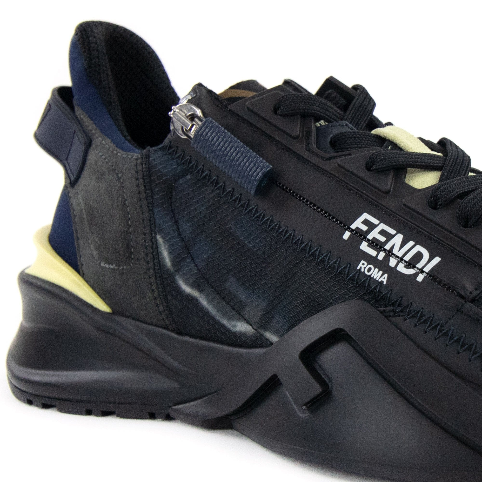 Fendi Flow Nylon Sneakers Black/Blue