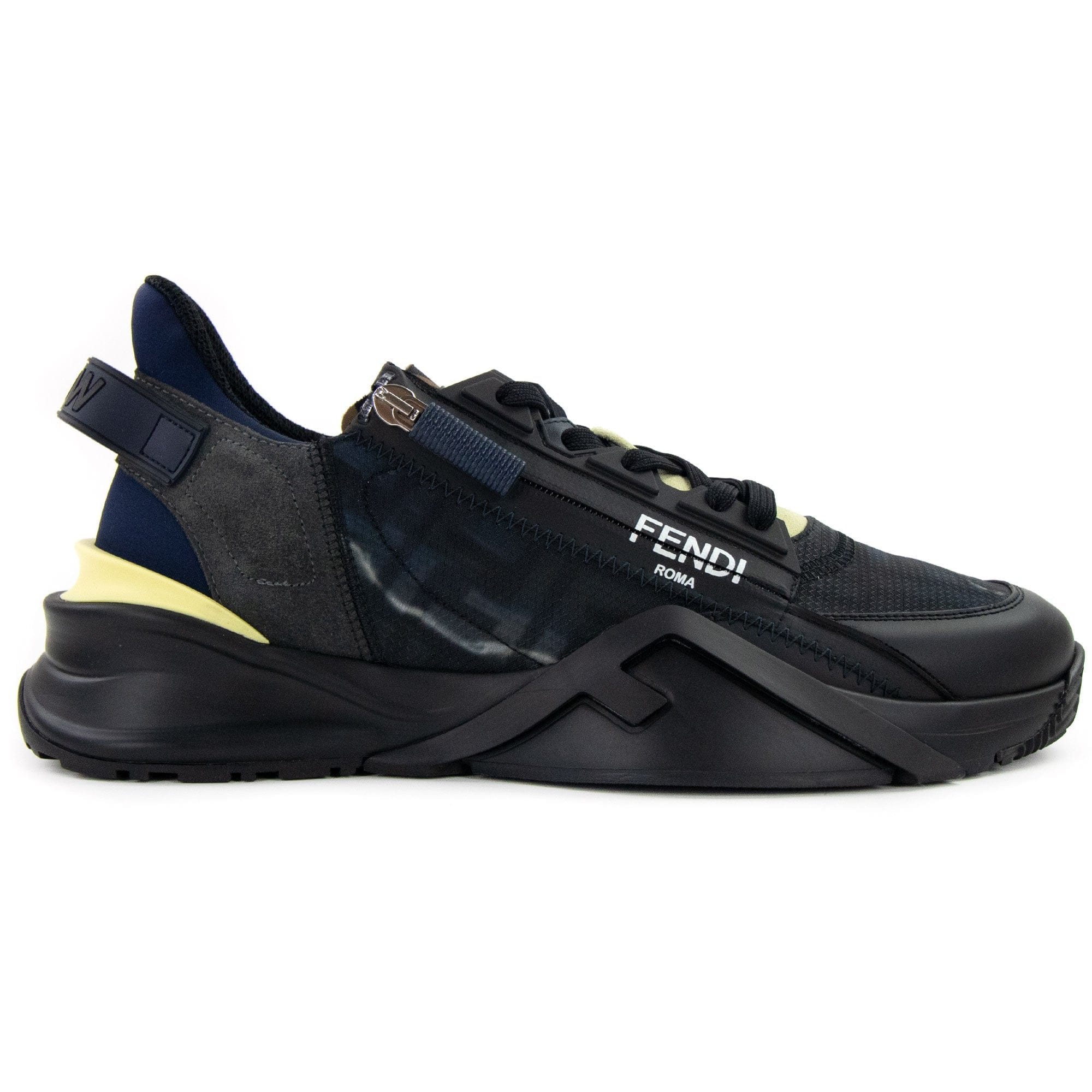Fendi Flow Nylon Sneakers Black/Blue