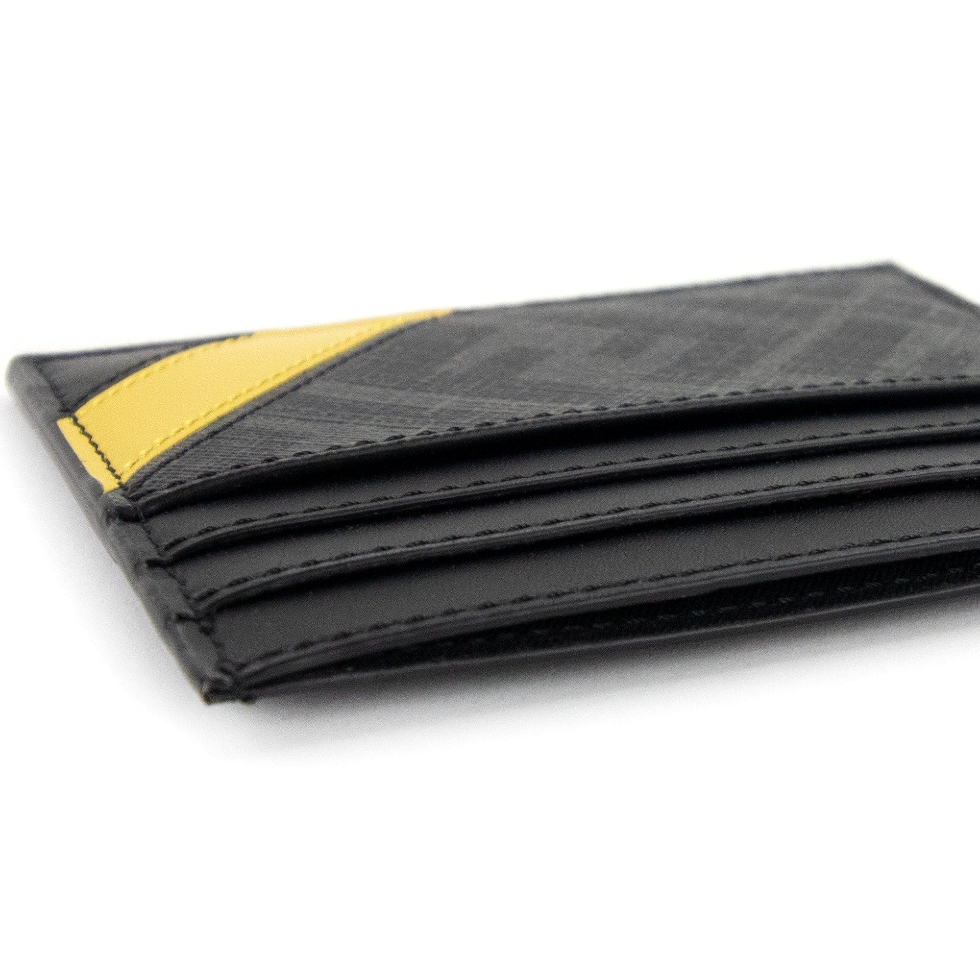 Fendi Ff Grey Card Holder Black/Grey