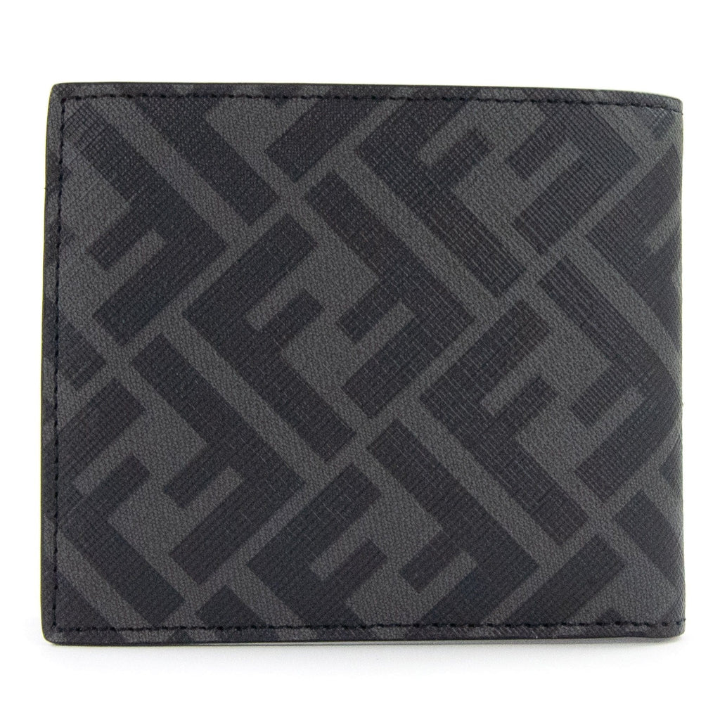 Fendi Grey Bi-fold Wallet Black/Grey