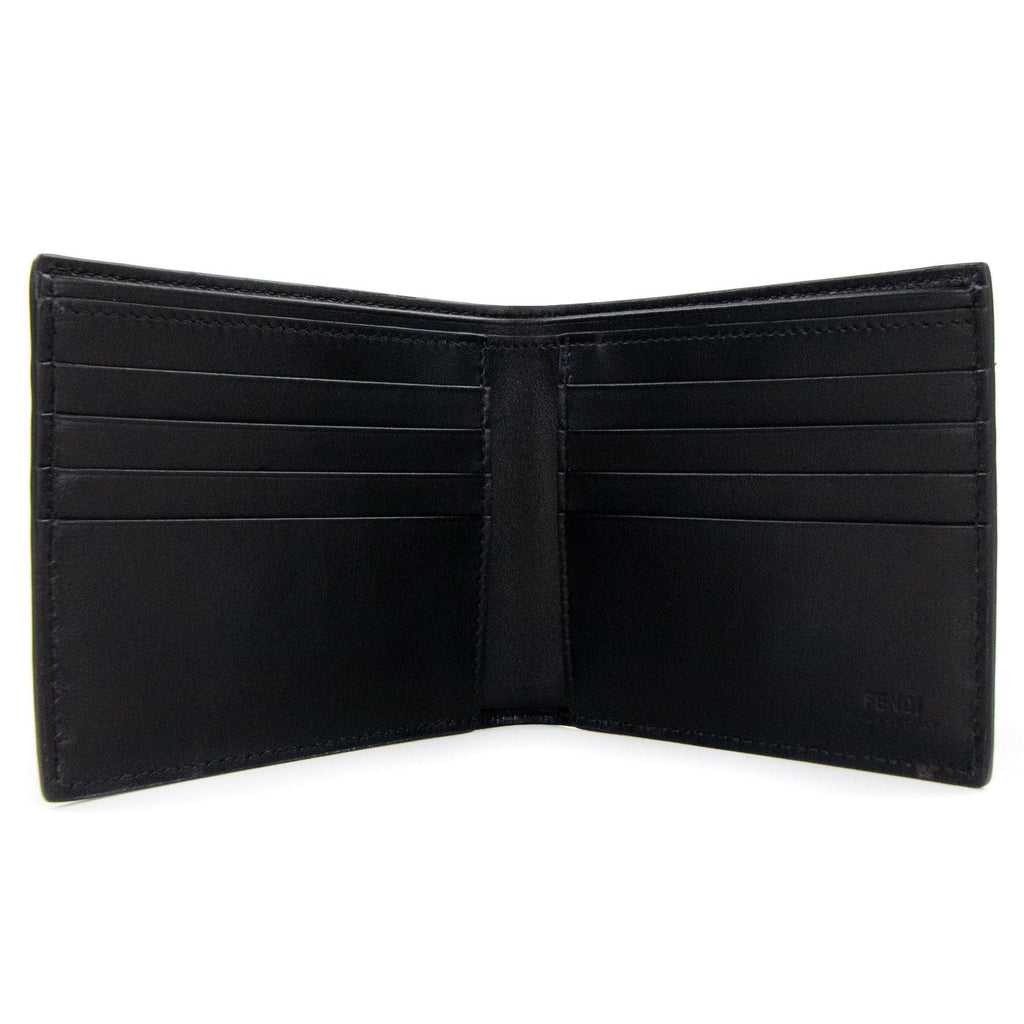 Fendi Grey Bi-fold Wallet Black/Grey