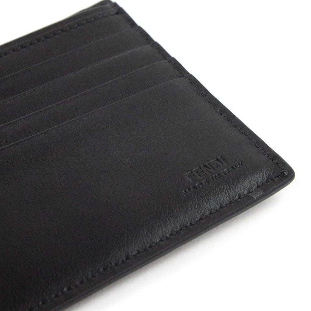 Fendi Grey Bi-fold Wallet Black/Grey