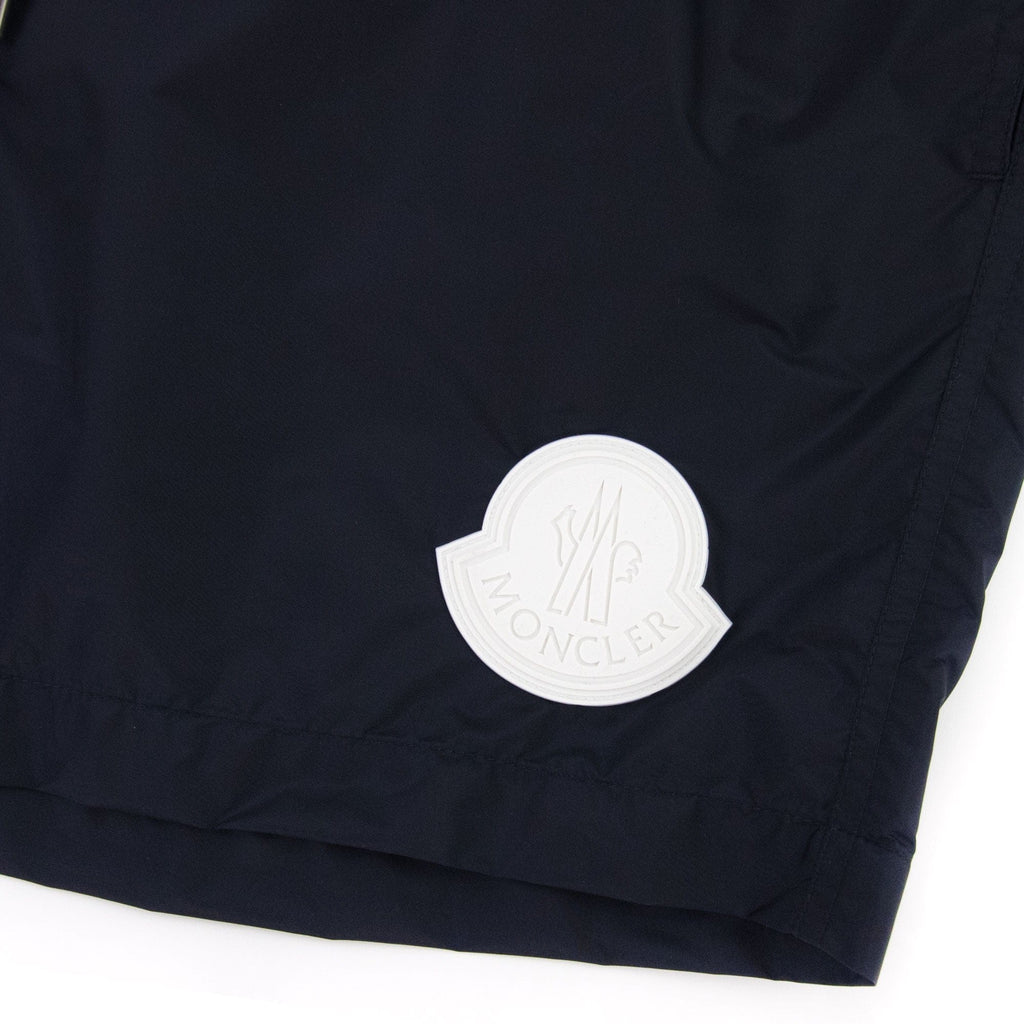 Moncler Largo Logo Swim Shorts Navy