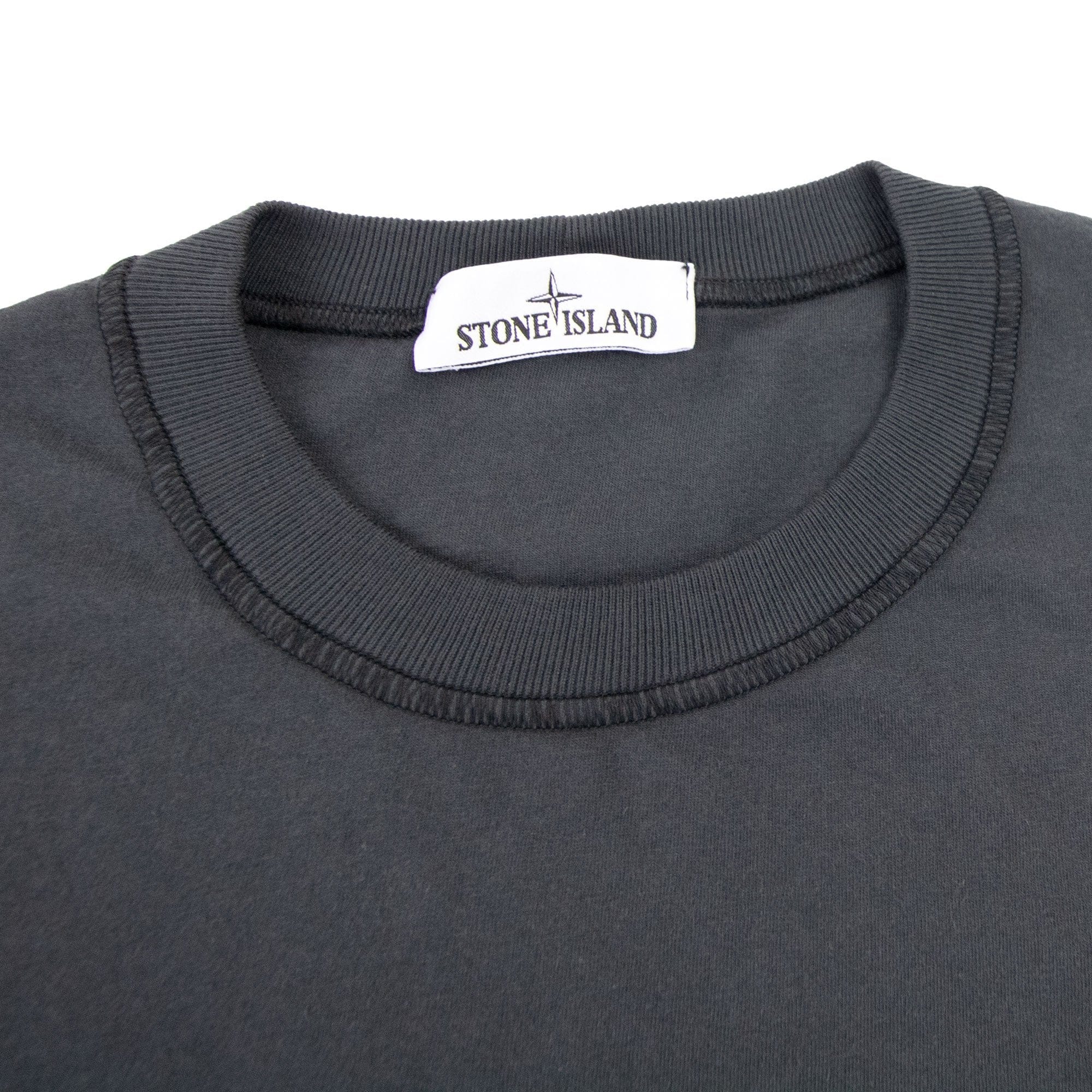 Stone Island Small Logo Patch Charcoal V0065