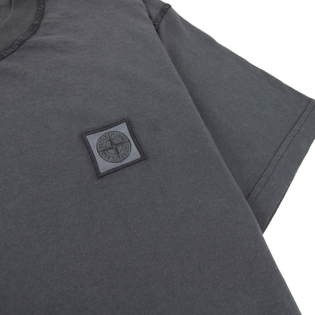 Stone Island Small Logo Patch Charcoal V0065