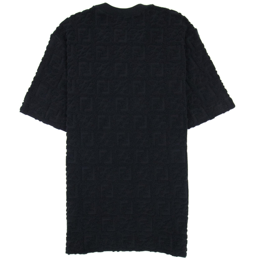 Fendi Ff Sponge Logo T-shirt Black