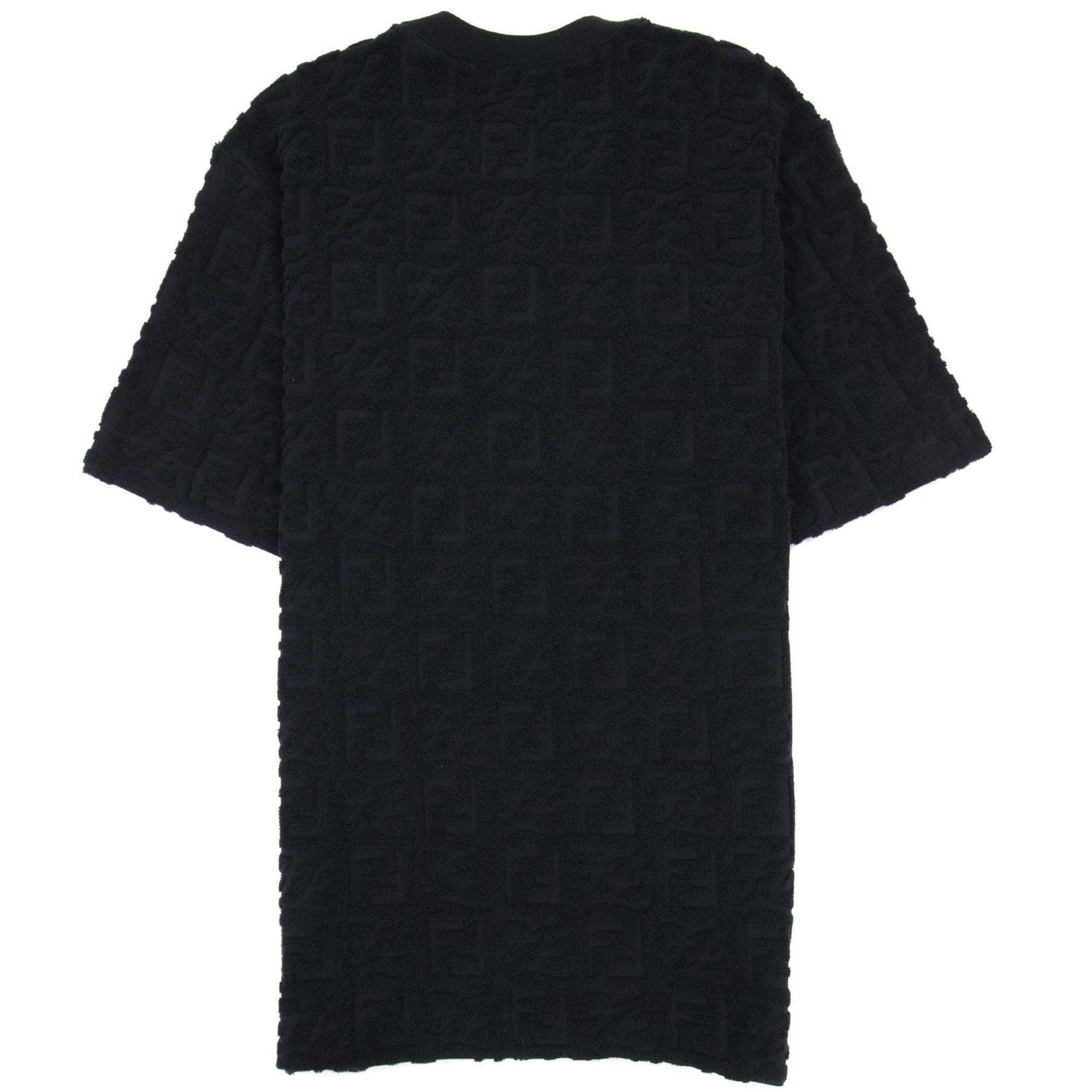 Fendi Ff Sponge Logo T-shirt Black