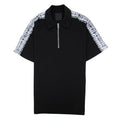 Givenchy 4g Webbing Zipped Polo Black 001