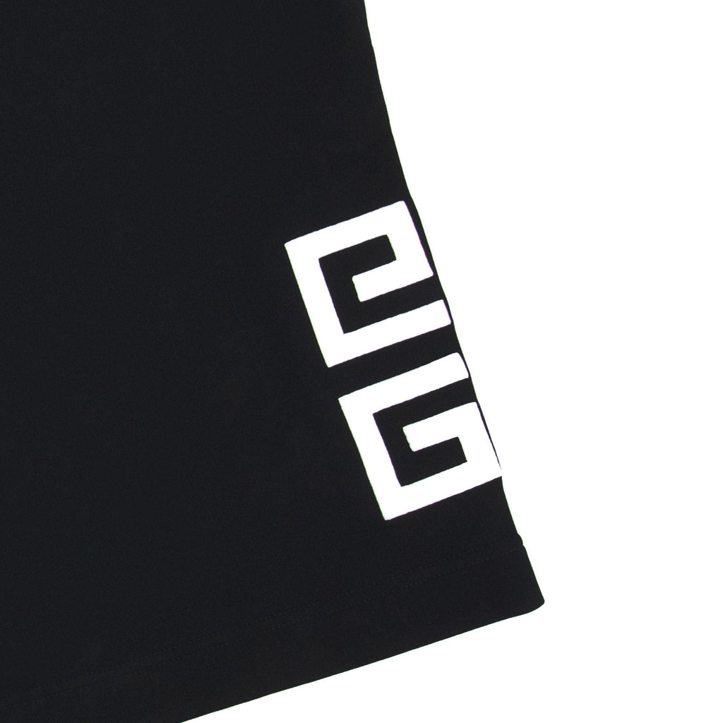 Givenchy 4g Embroidered Logo Bermuda Shorts Black 001