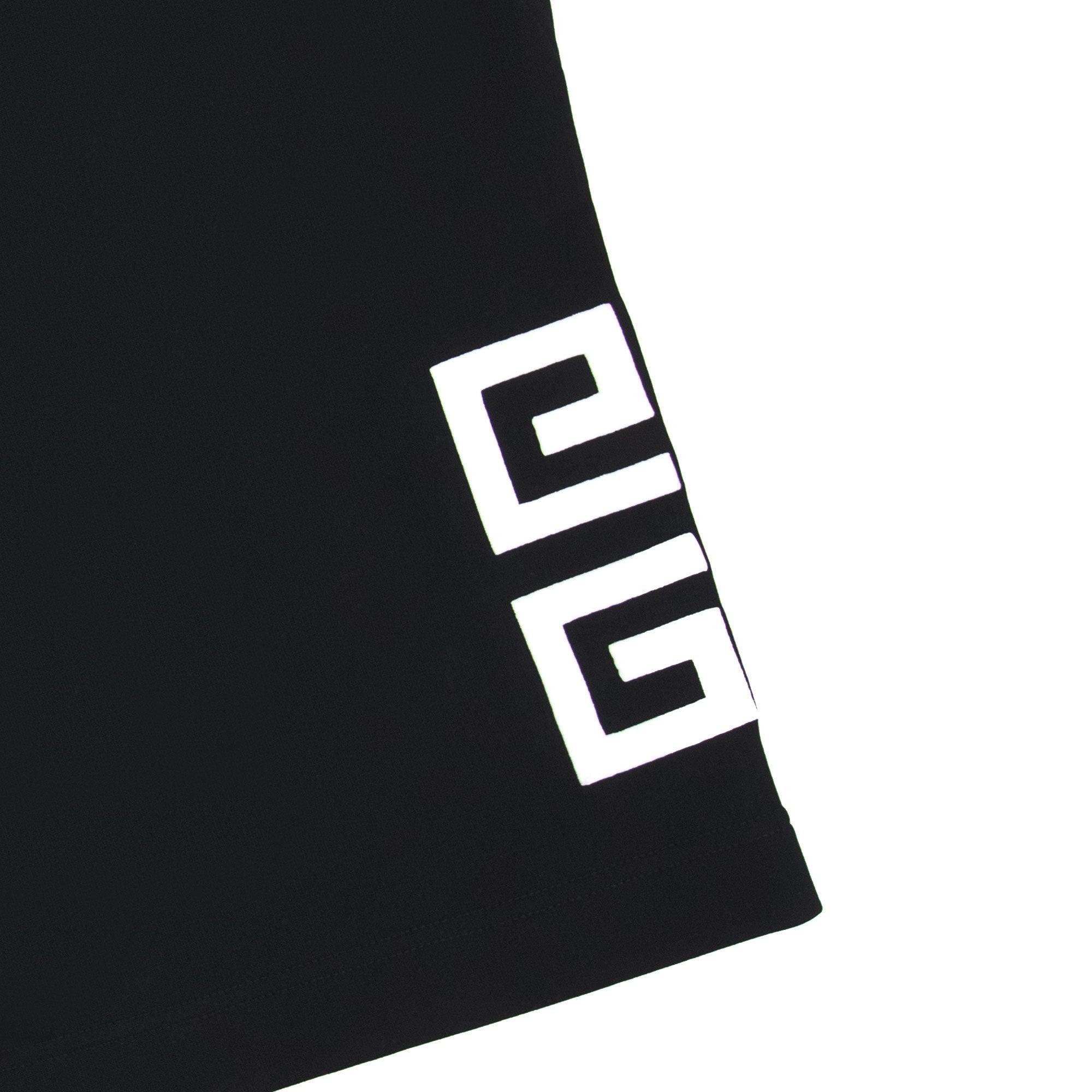 Givenchy 4g Embroidered Logo Bermuda Shorts Black 001