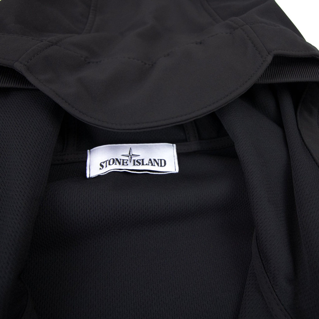 Stone Island 40427 Dye Technology Light Soft Shell Jacket Black V0029