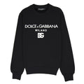 Dolce &amp; Gabbana Dg Felpa Cotton Sweatshirt Black