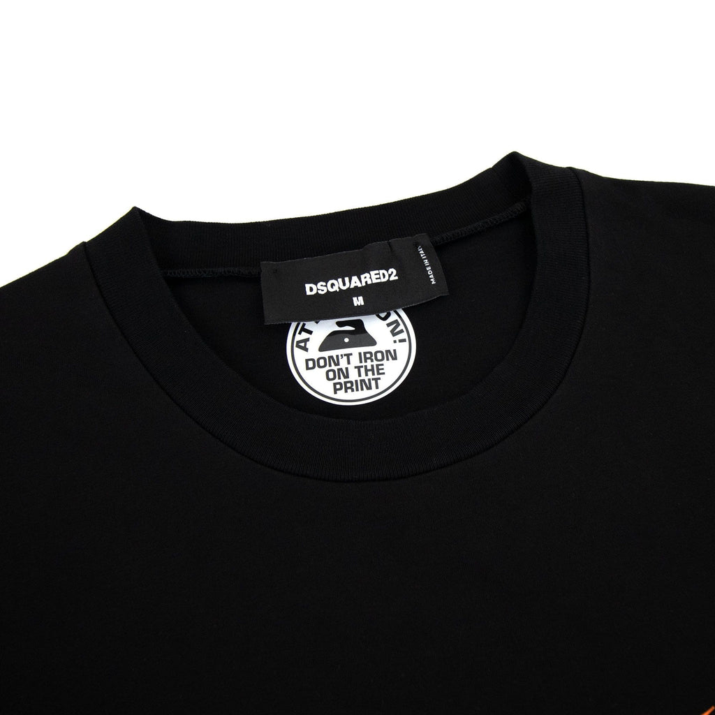 Dsquared2 Wave Logo Cigar Tee Black