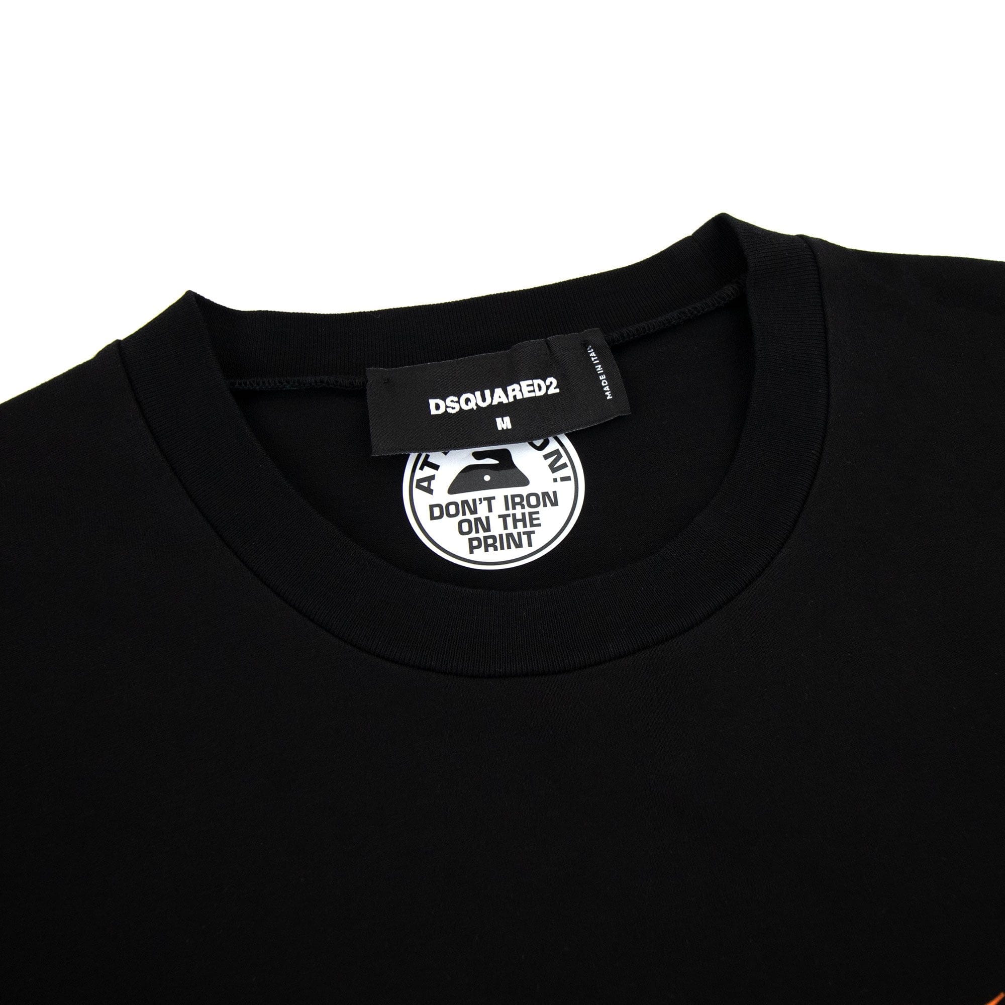 Dsquared2 Wave Logo Cigar Tee Black
