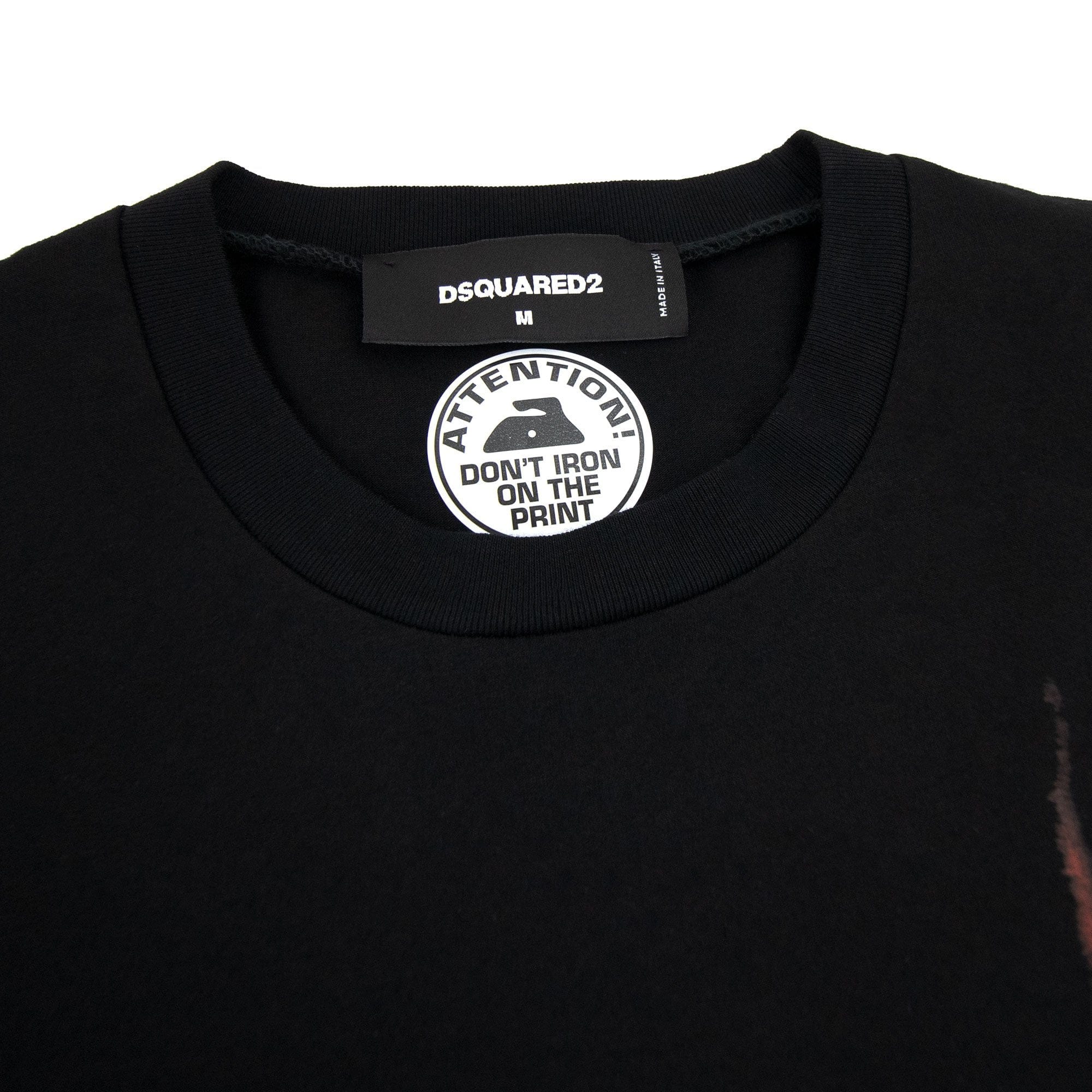 Dsquared2 Doodle Logo T Shirt Black
