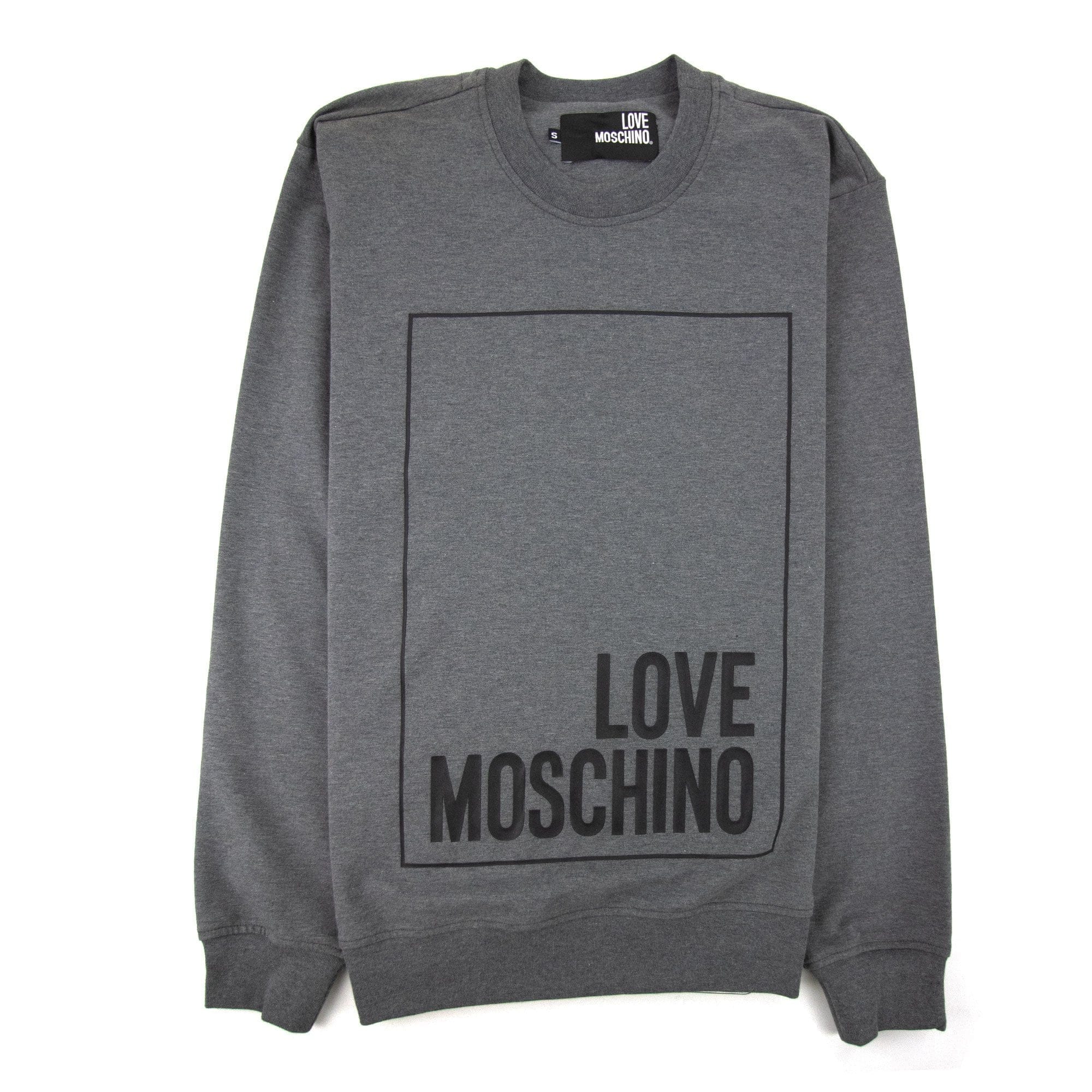 Love Moschino Box Logo Sweater Dark Grey