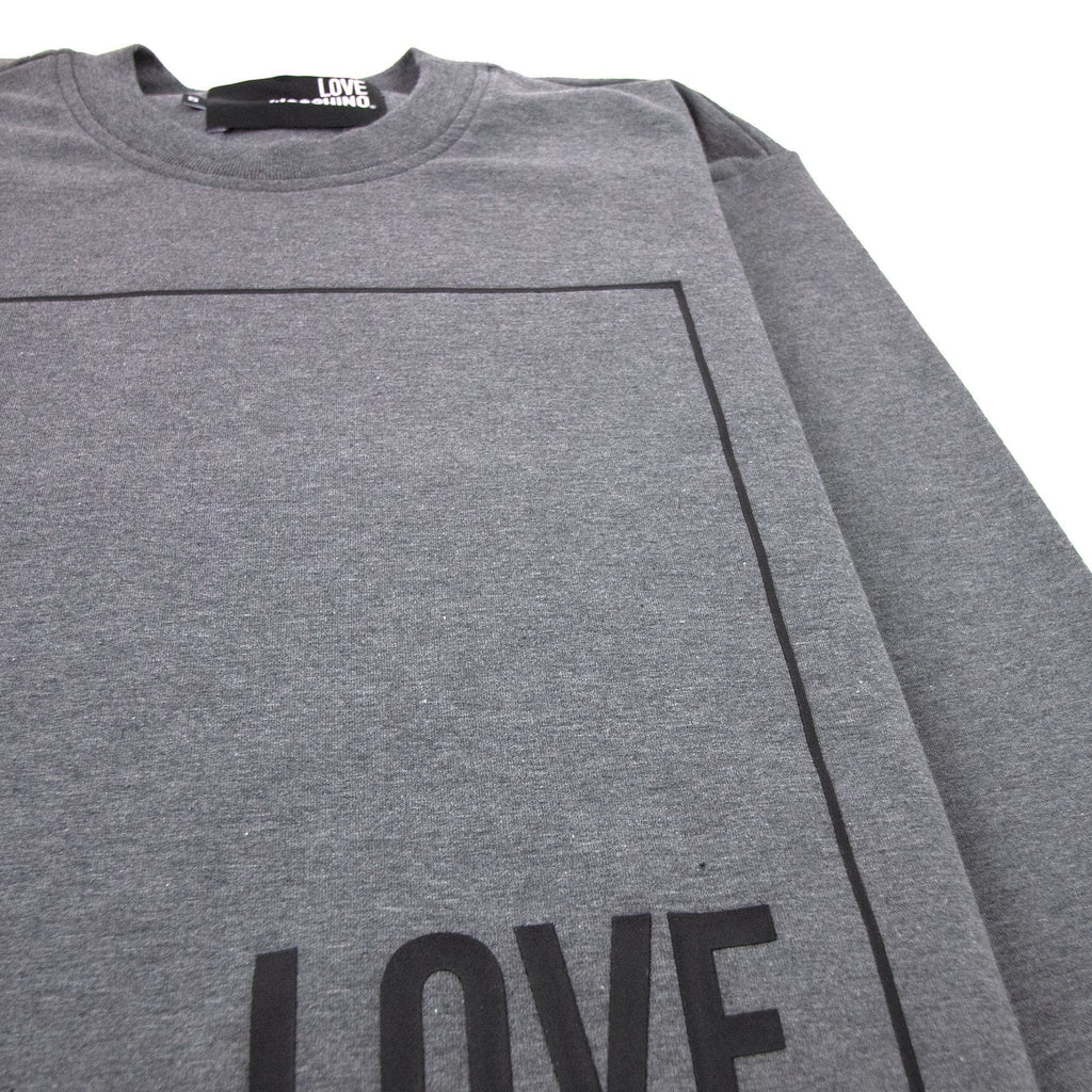 Love Moschino Box Logo Sweater Dark Grey