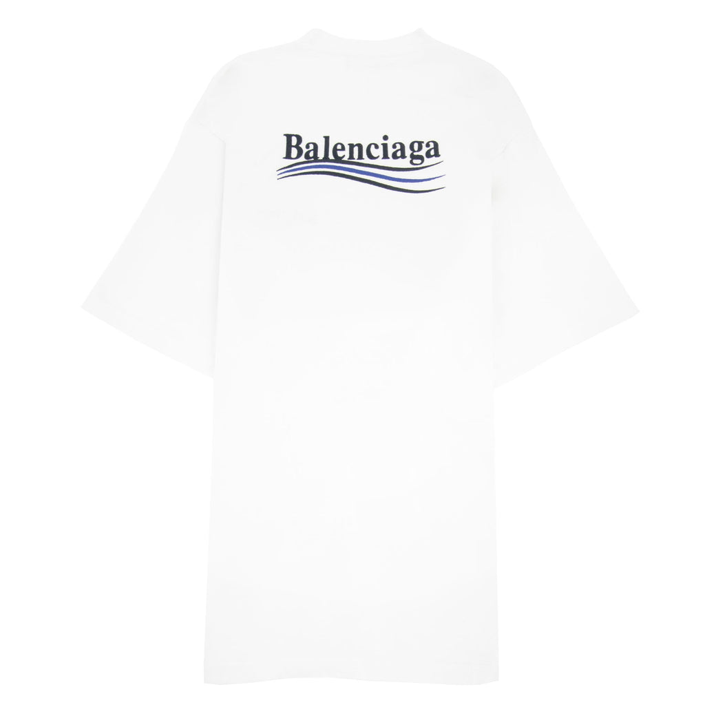 Balenciaga Political Campaign Embroidery T-shirt White