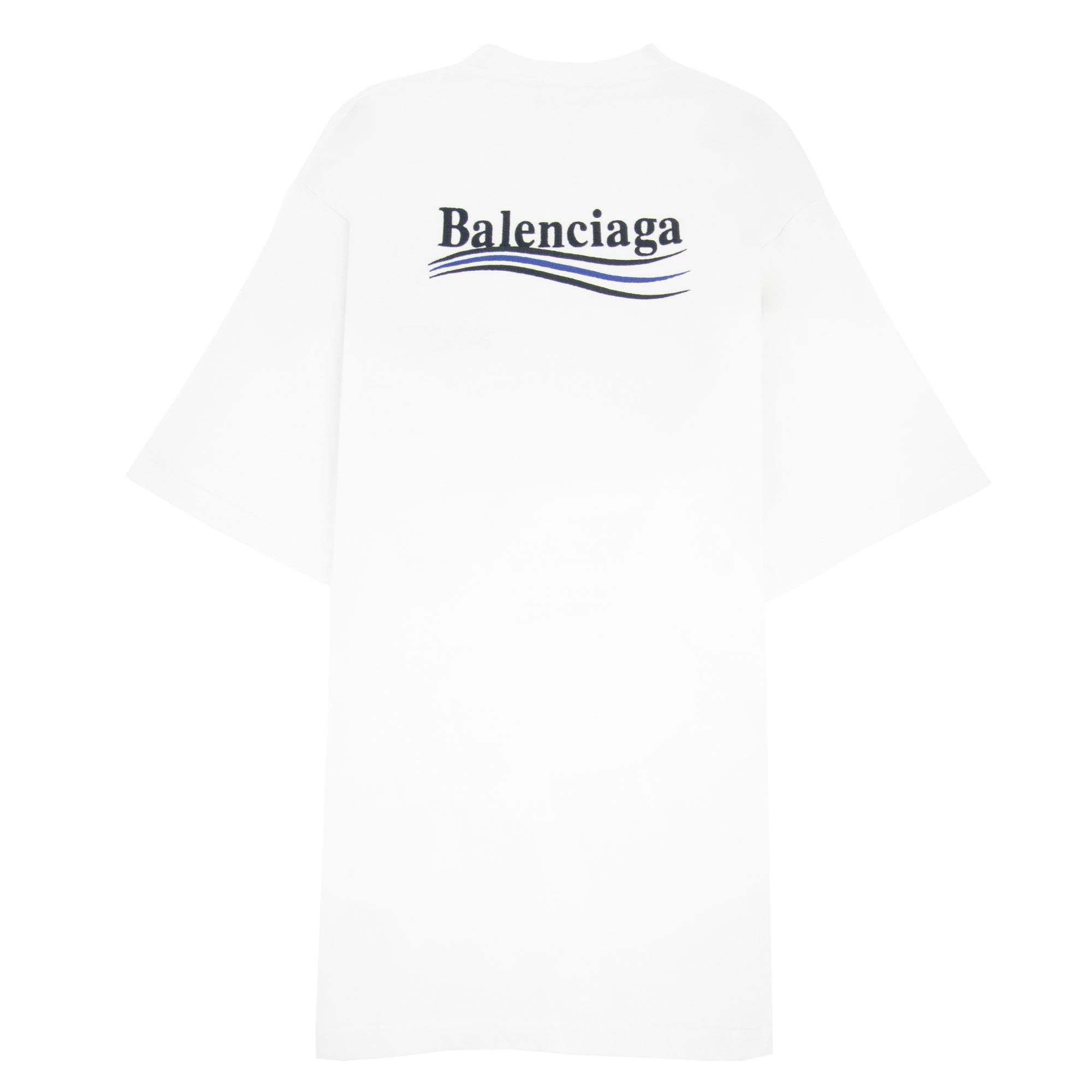 Balenciaga Political Campaign Embroidery T-shirt White