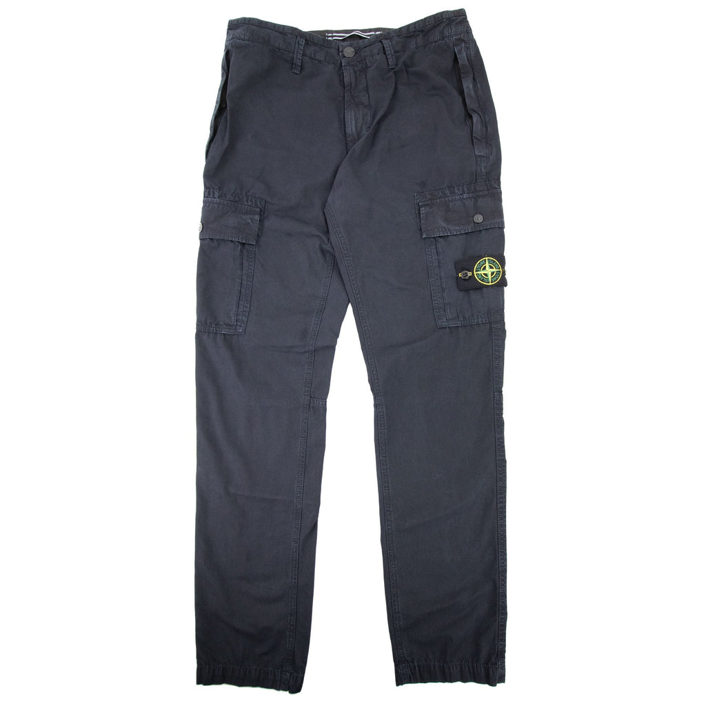 Stone Island Compass Badge Cargo Trousers Navy V0120