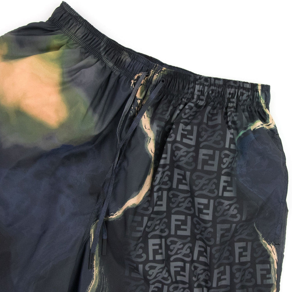 Fendi Fendi Earth Swim Shorts Moonlight Grey