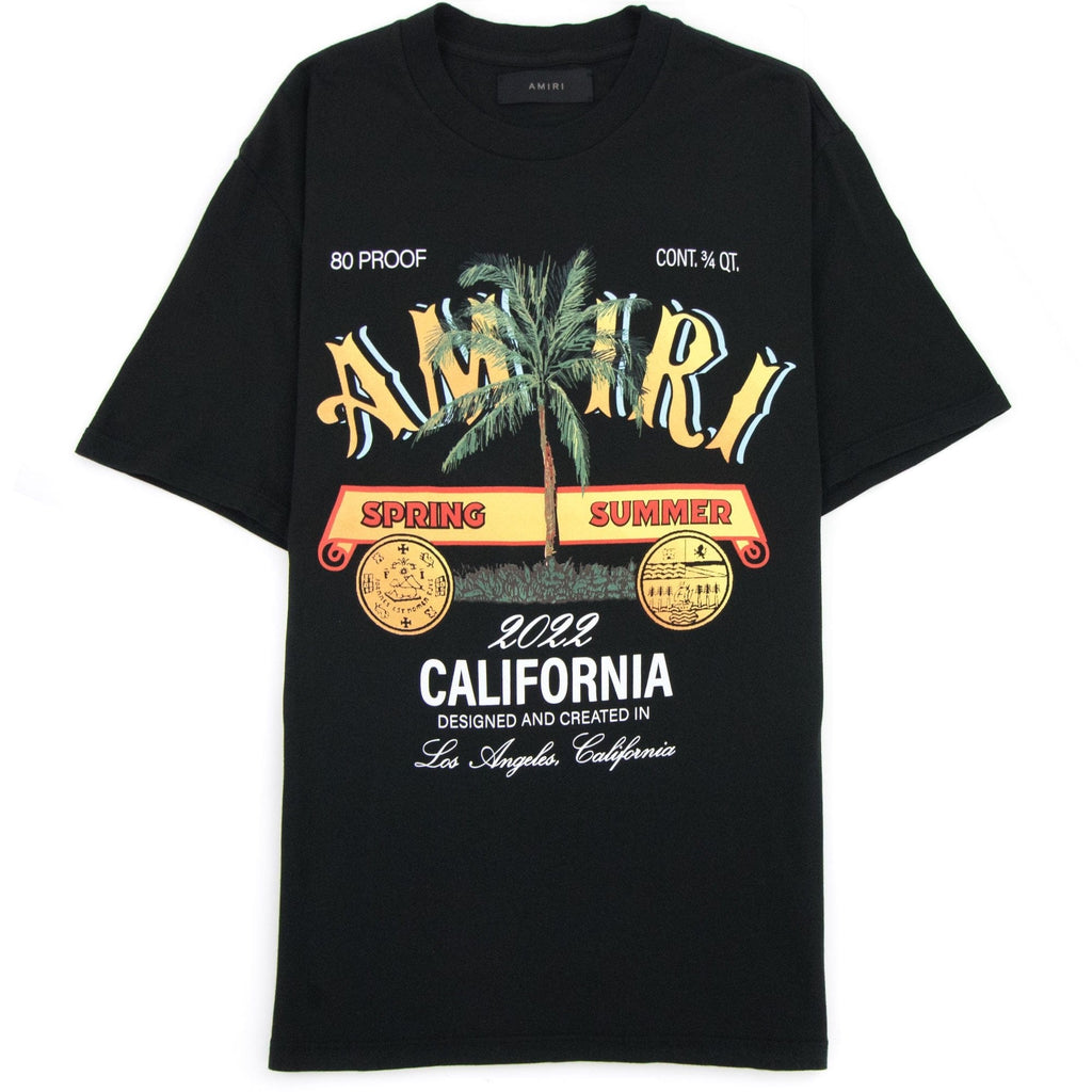 Amiri Amiri Rum Label Tee Black