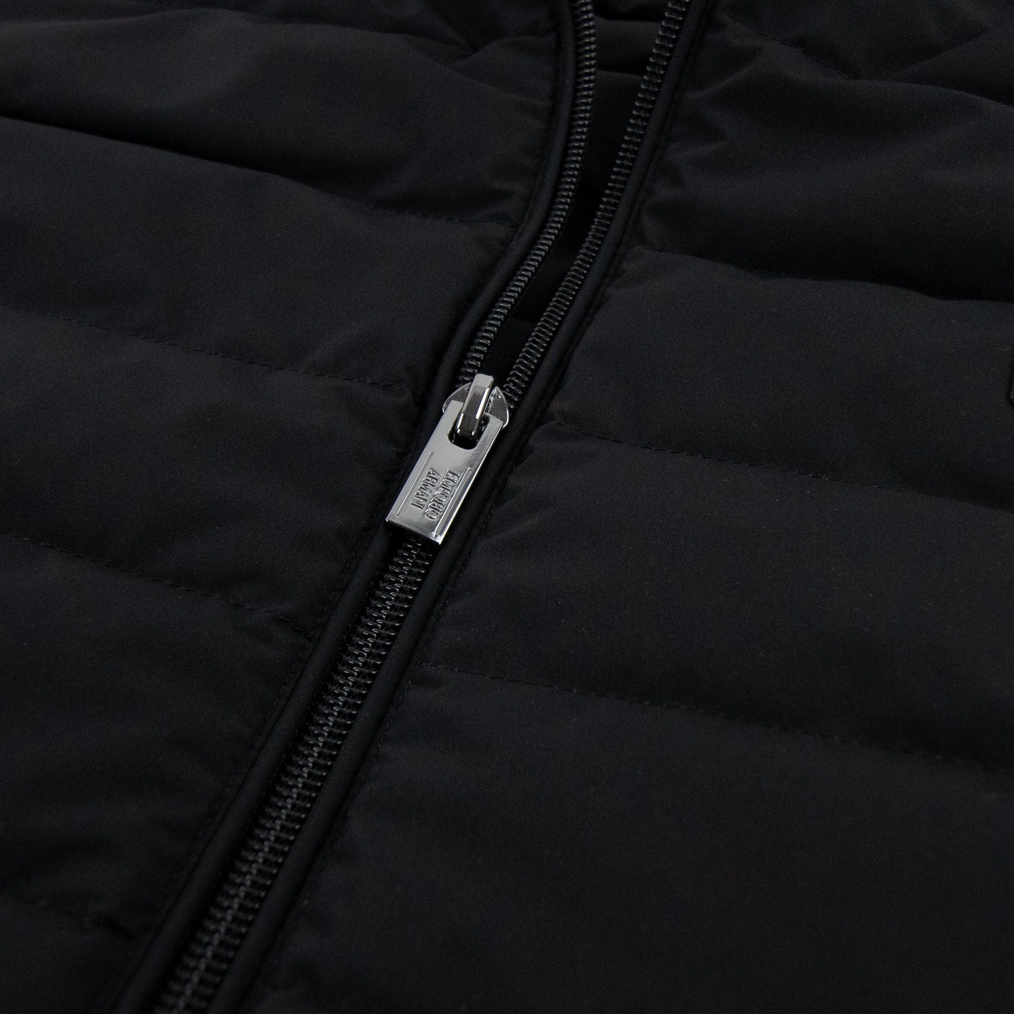 Emporio Armani Quilted-nylon Sleeveless Down Jacket Black