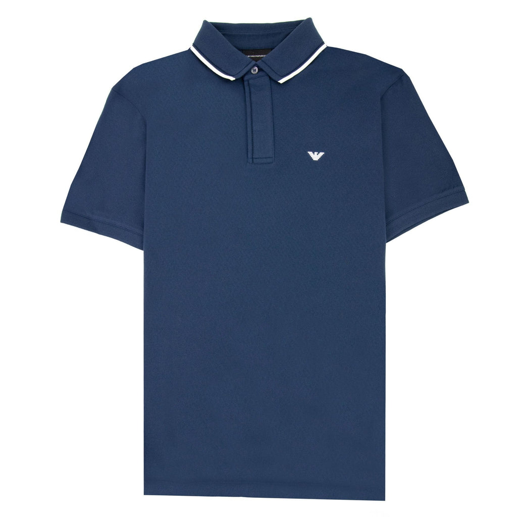 Emporio Armani Mercerised Pique Polo