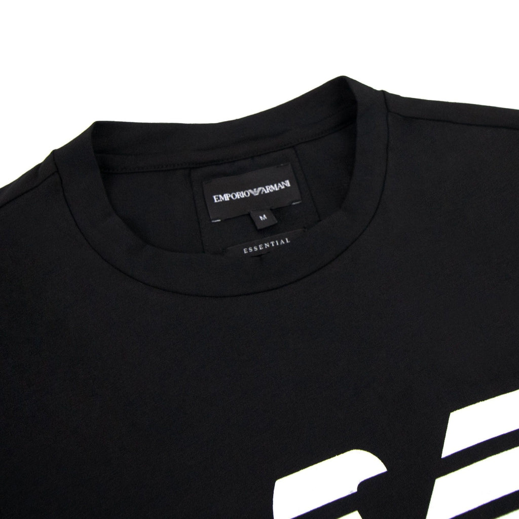 Emporio Armani Pima-jersey T-shirt With Logo Black