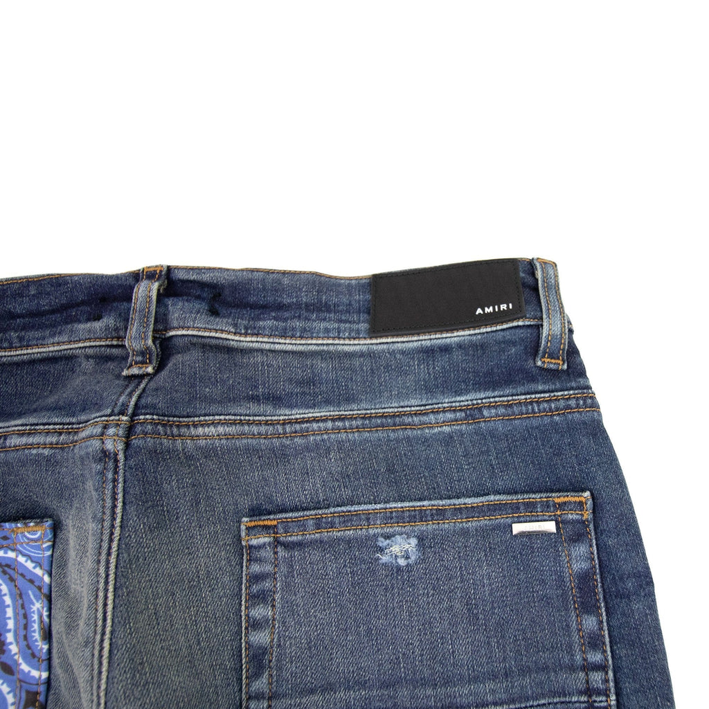 Amiri Vintage Bandana Artpatch Jean Denim