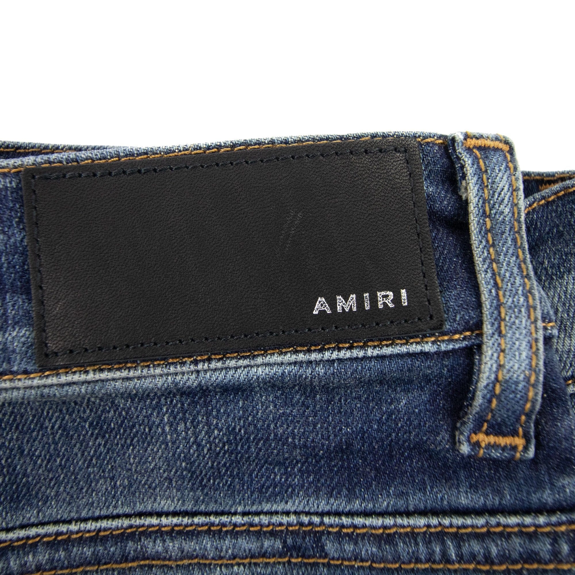 Amiri Vintage Bandana Artpatch Jean Denim