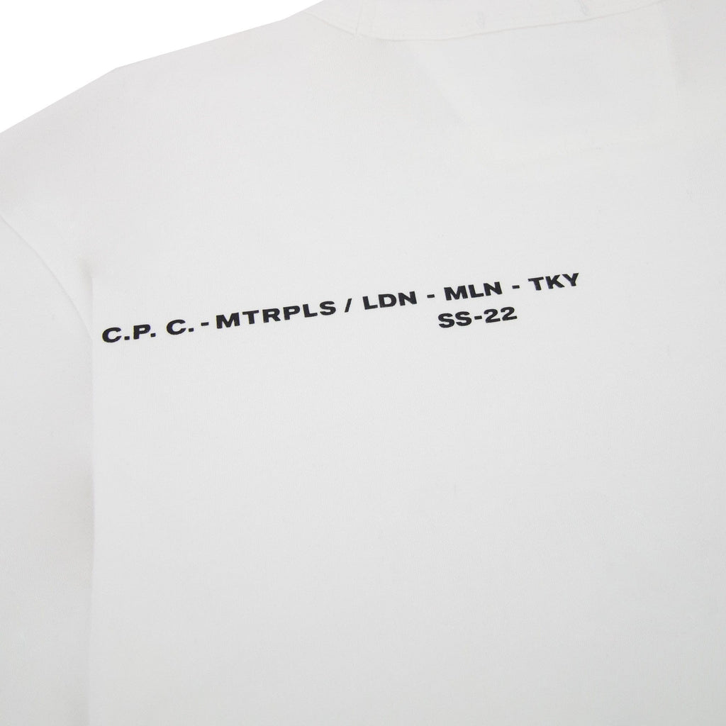 Cp Company Metropolis Series 30/1 Jersey Visual T-shirt White 103