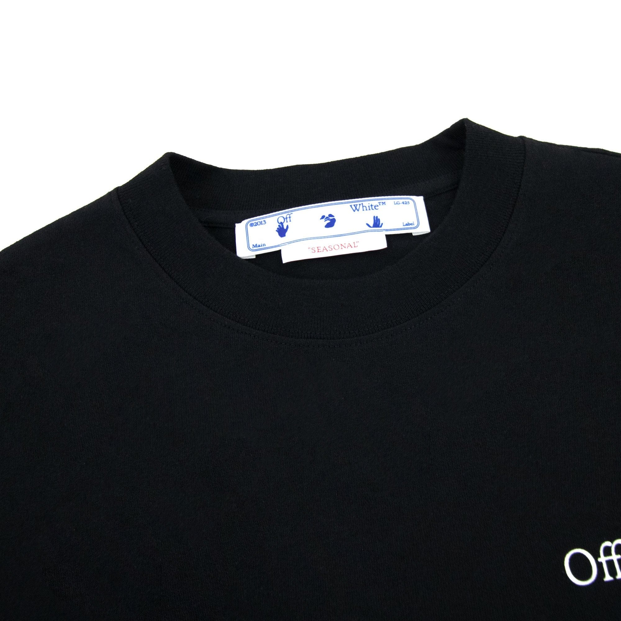Off White Caravage Crownin Skate S/s T Shirt Black/white