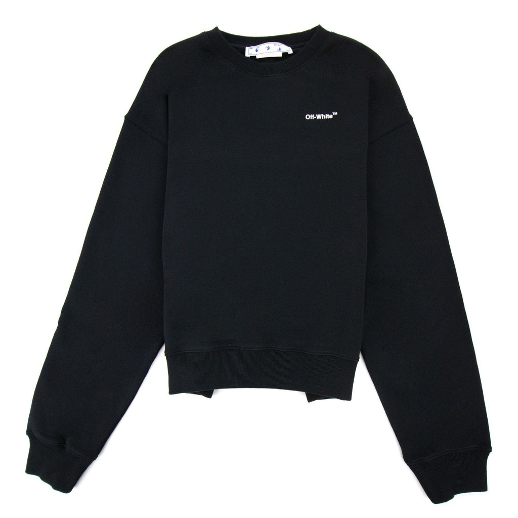 Off White Caravage Arrow Over Crewneck Sweatshirt Black/white