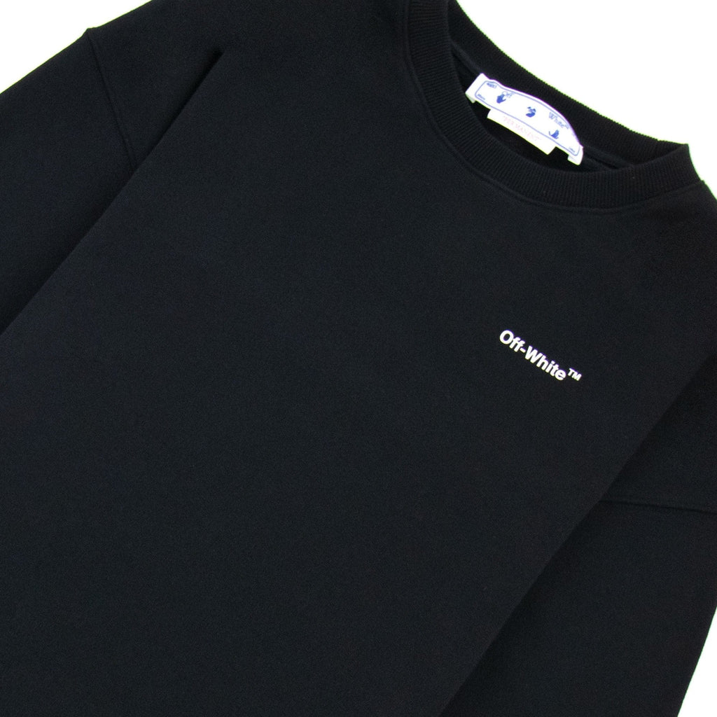 Off White Caravage Arrow Over Crewneck Sweatshirt Black/white