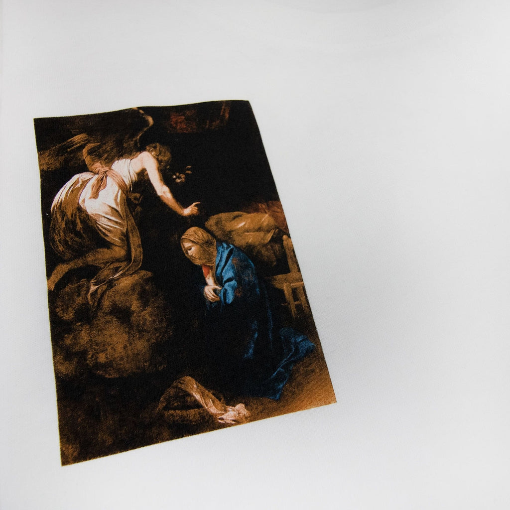 Off White Caravage Lute Slim S/s T Shirt White/black