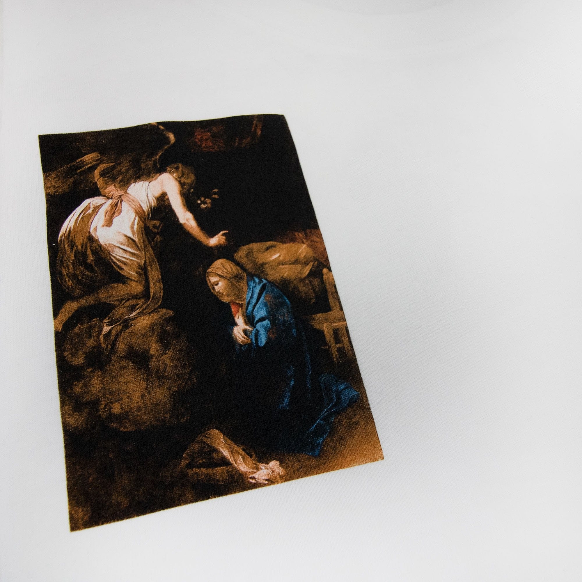 Off White Caravage Lute Slim S/s T Shirt White/black