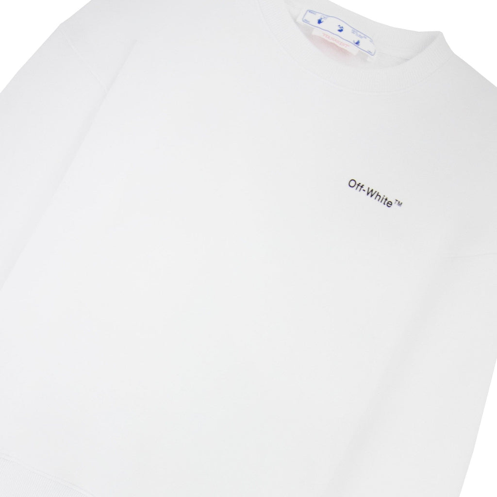 Off White Caravage Arrow Over Crewneck Sweatshirt White/black