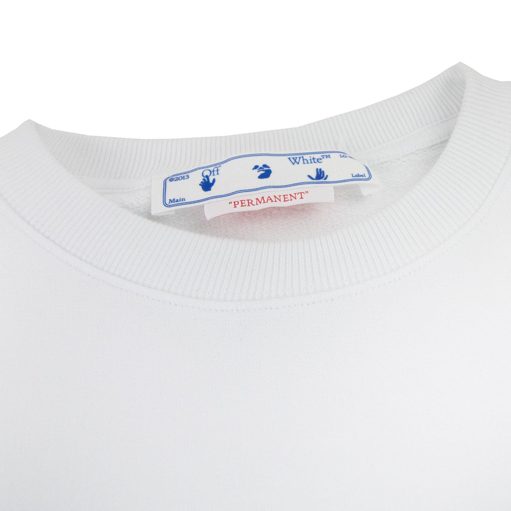 Off White Caravage Arrow Over Crewneck Sweatshirt White/black