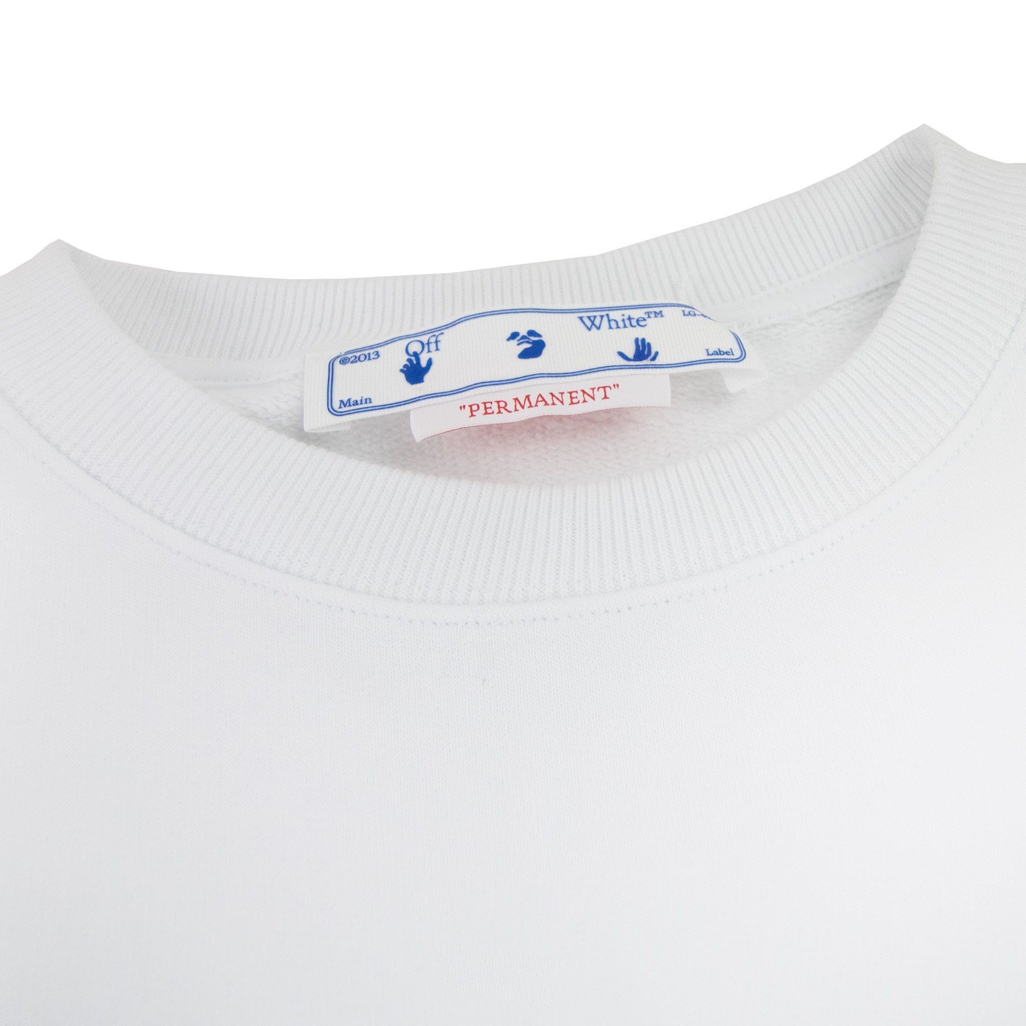 Off White Caravage Arrow Over Crewneck Sweatshirt White/black