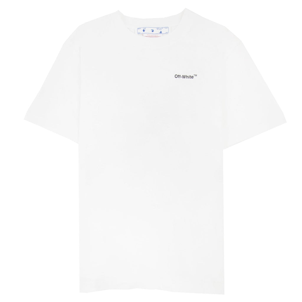 Off White Caravage Arrow Slim S/s T Shirt White/black