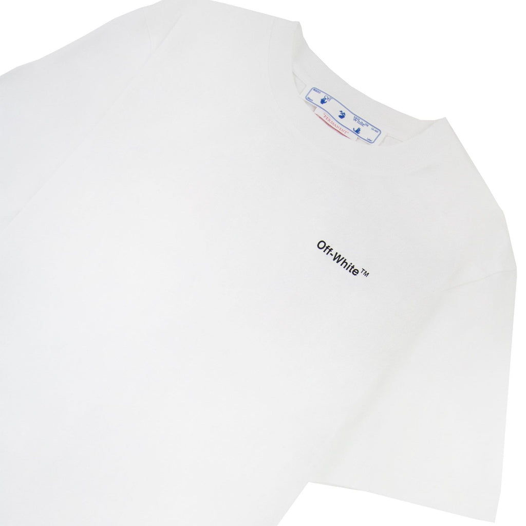 Off White Caravage Arrow Slim S/s T Shirt White/black