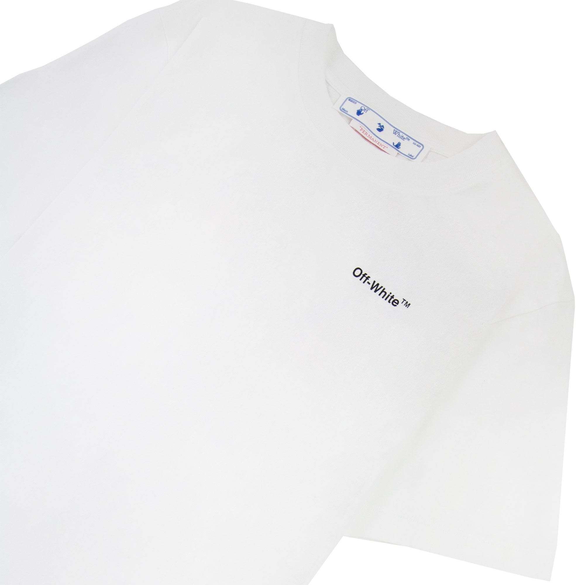 Off White Caravage Arrow Slim S/s T Shirt White/black
