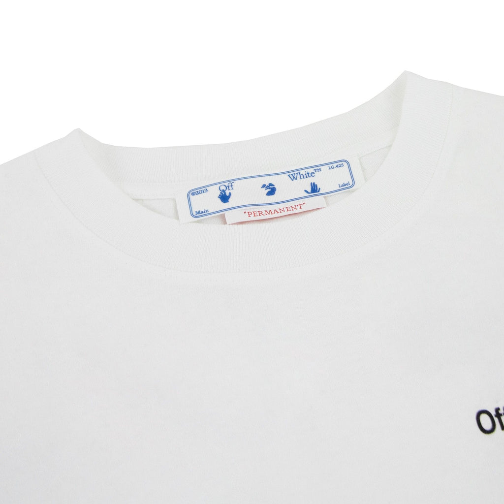 Off White Caravage Arrow Slim S/s T Shirt White/black