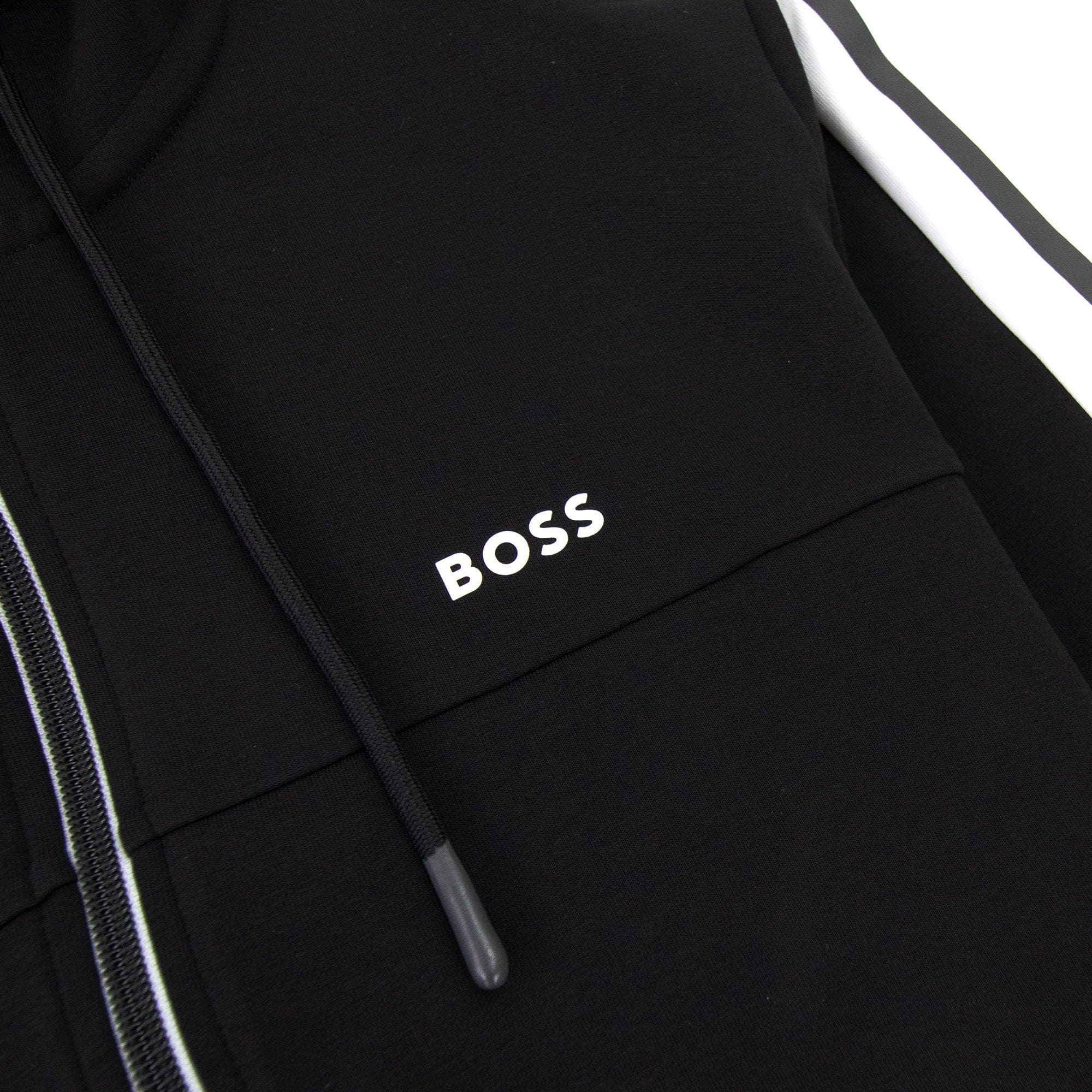 Hugo Boss Saggy 1 Hoody Side Stripes Black 001
