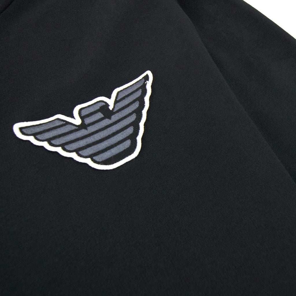 Emporio Armani Eagle Logo Crew Neck Sweater Black