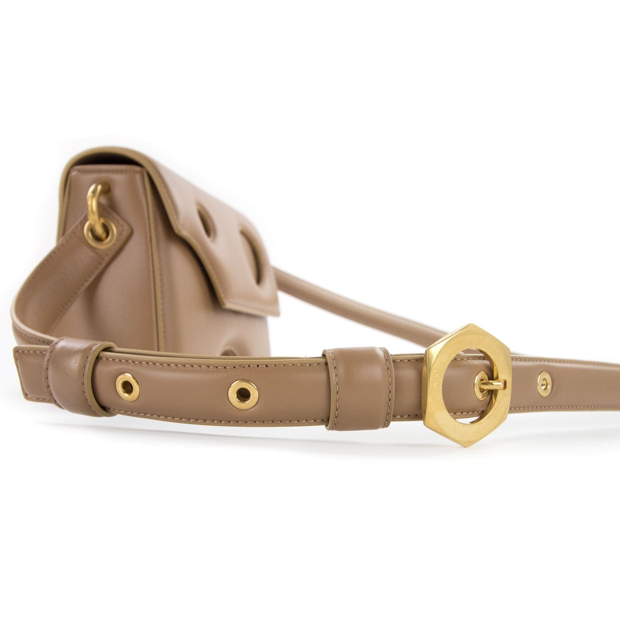 Off White Burrow Shoulder 22 Brown