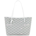 Off White Day Off Tote 33 Monogram Shoulder Bag Grey Pink