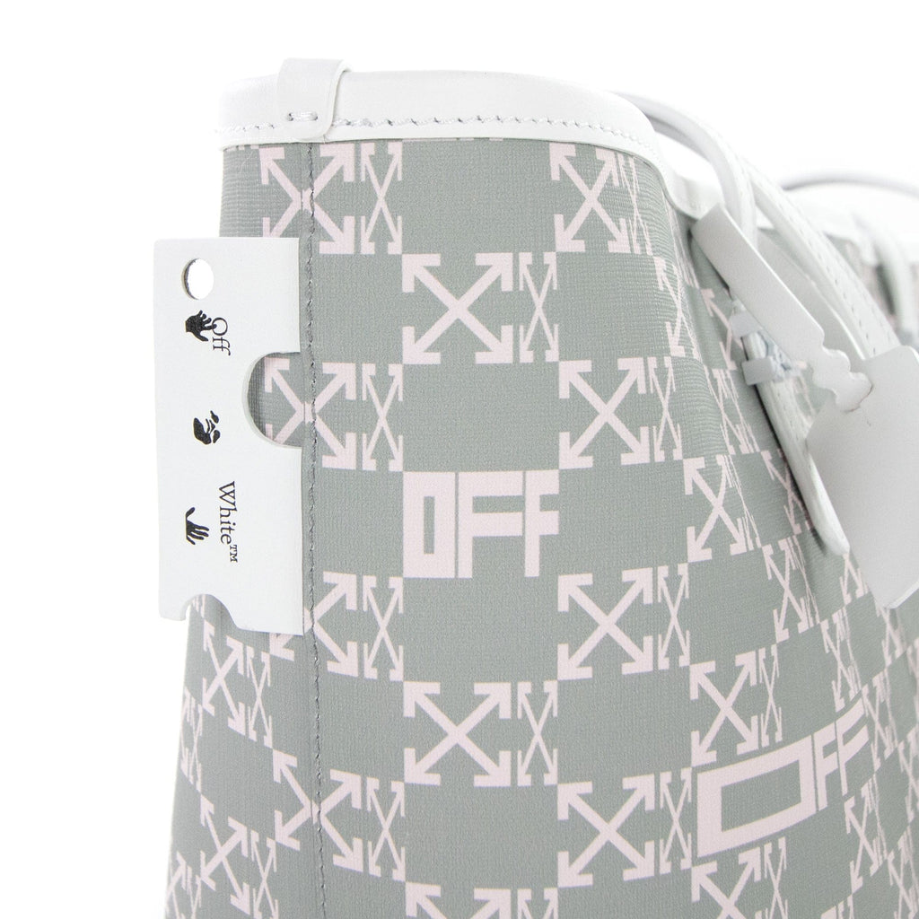 Off White Day Off Tote 33 Monogram Shoulder Bag Grey Pink